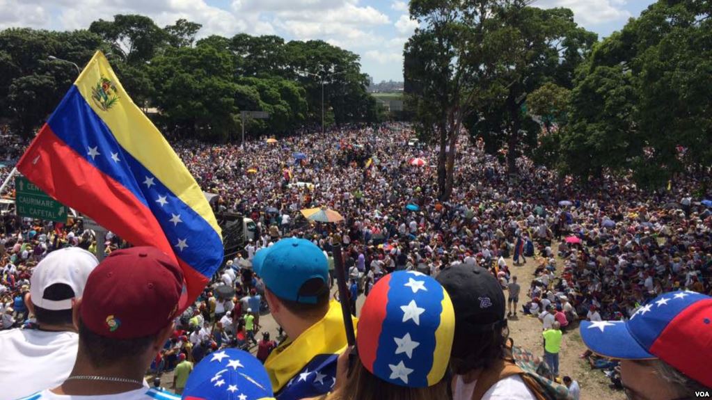 Een Venezolaans protest